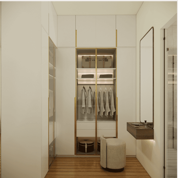 Private Walk-In Dressing Suite