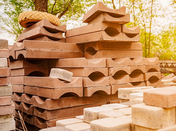 Cured Block Staging & Palletized Inventory